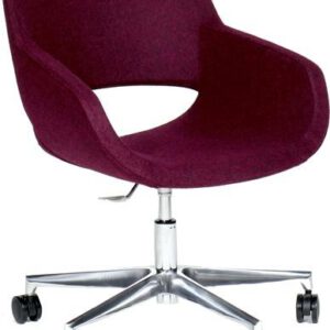 Jolie 4502/2 - Bureaustoel met rondom gestoffeerde zitschaal - PMS Projectinrichting