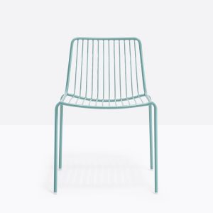 NOLITA 3650 turquoise metalen stoel van het merk Pedrali.