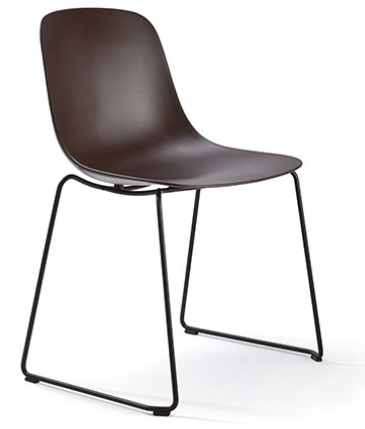 Volledige zwarte stoel uit de Pure Loop collectie van FP Collection