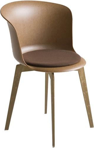 Capice eco fix - Vierpoots stoel met opdekstoffering - PMS Projectinrichting