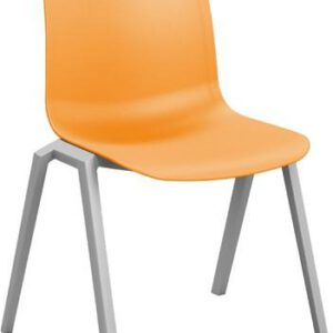 Celis - geheel kunststof stapelbare kantine stoel in diverse sprekende kleuren - PMS Projectinrichting