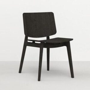 Freya MO4711 Wood - Houten stoel, frame eiken of beuken, zitting en rug eiken of beuken fineer - PMS Projectinrichting