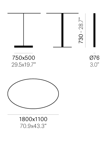 INOX elliptical 4901 - PMS Projectinrichting