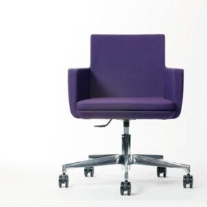 Jackie 1600/2 - gestoffeerde verrijdbare bureaustoel in hoogte verstelbaar - PMS Projectinrichting