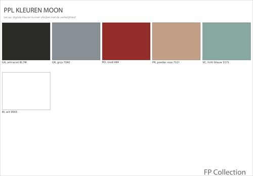 Moon - Kantinestoel met vierpoot frame, goed stapelbaar - PMS Projectinrichting