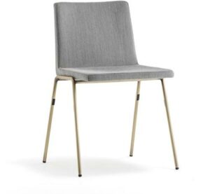 Osaka Metal 5721 - stoel met gestoffeerde zitting. FSC 100% gecertificeerd - PMS Projectinrichting