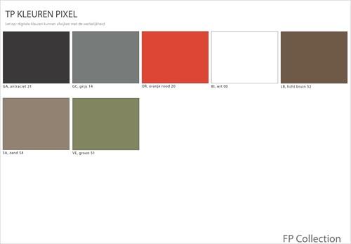 Kleur opties van de Pixel Stoel van kunststof van FP Collection