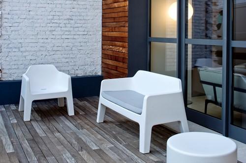 Plus Air 631 - kunststof lounge stoel voor buiten/ terrassen - PMS Projectinrichting