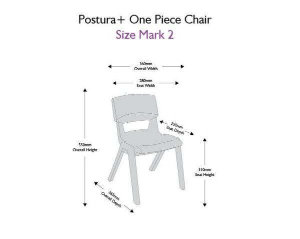 Postura+ Stoel - PMS Projectinrichting
