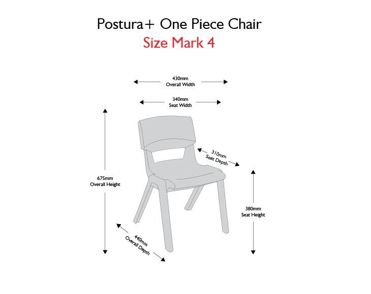 Postura+ Stoel - PMS Projectinrichting