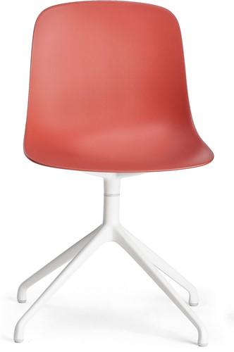 Pure Loop Mono SP - spiderframe stoel met een soft touch kunststof zitschaal - PMS Projectinrichting