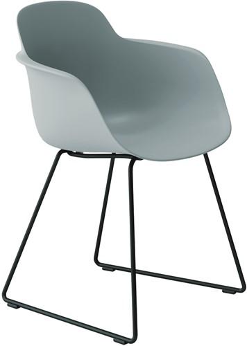 Sicla SL - sledeframe stoel, kunststof kuip - PMS Projectinrichting