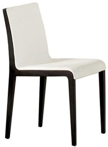 Young 423 - houten design stoel met gestoffeerde voorzijde - PMS Projectinrichting