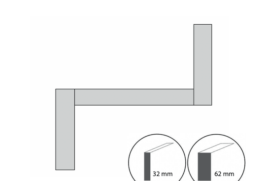 Akoestiek Z-opstelling (hoogte panelen 120 cm) - bureau ombouw/akoestische scheidingswand - PMS Projectinrichting