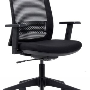 Zwarte Canillo bureaustoel van Euroseats