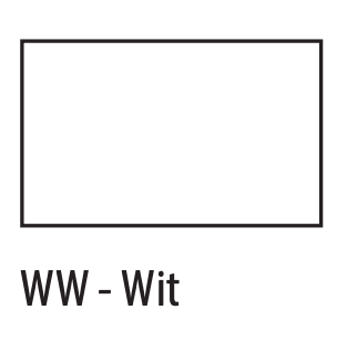 Wit kleur tafelblad voor bureau recht B-poot