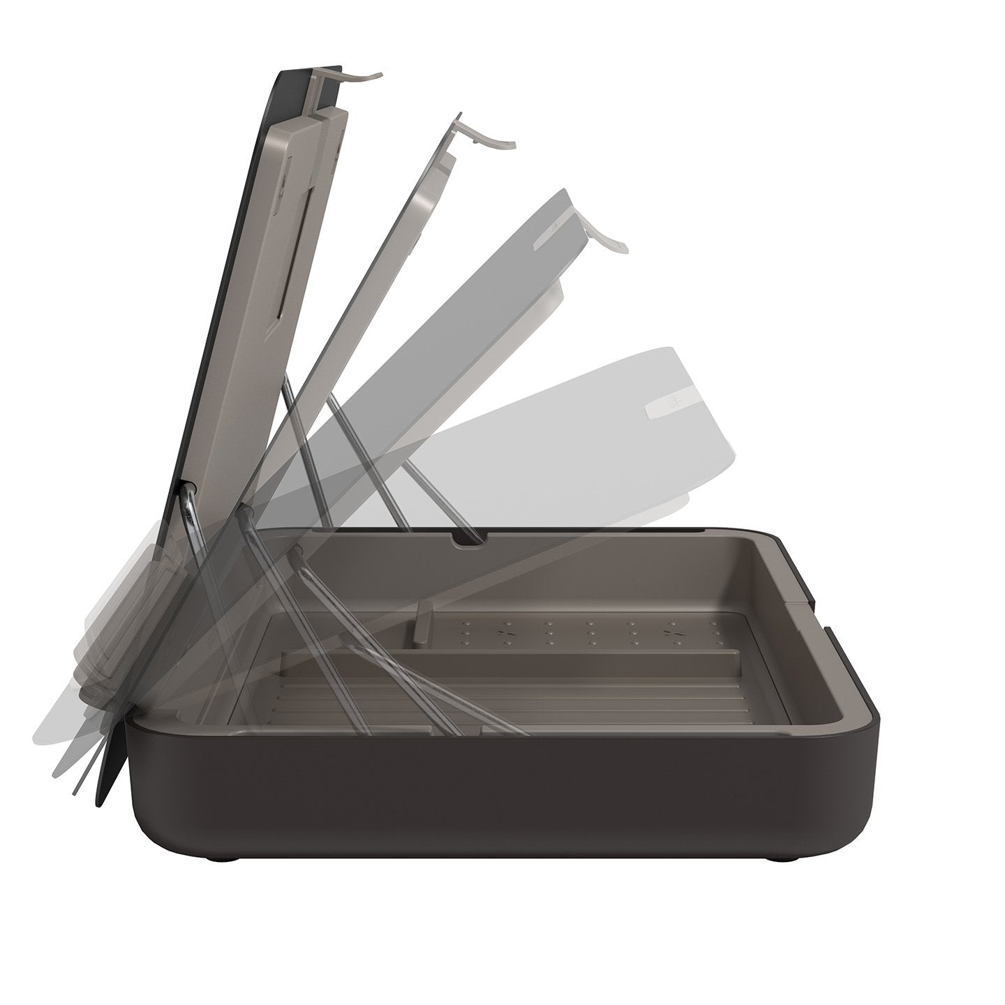 Zwarte ergonomische toolbox uit de Addit Bento® collectie van Dataflex